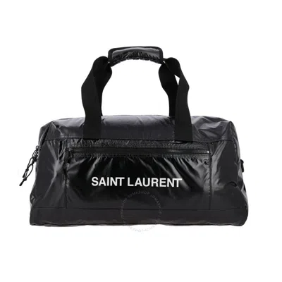 Saint Laurent Nylon Nuxx Duffle Bag In Black
