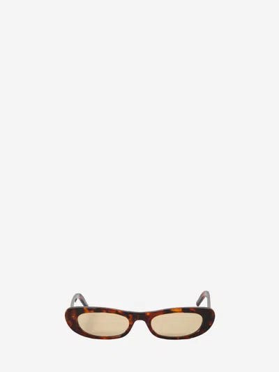 Saint Laurent Sl 557 Shade Sunglasses In Yellow