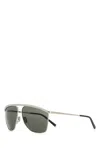 Saint Laurent Occhiali Da Sole Sl 820 In Metallo Argento  Donna In Green