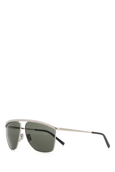 SAINT LAURENT OCCHIALI DA SOLE SL 820 IN METALLO ARGENTO  DONNA