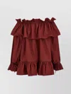 Saint Laurent Cotton Twill Mini Dress