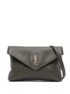 Saint Laurent Olive Cassandre Crossbody Bag In Green