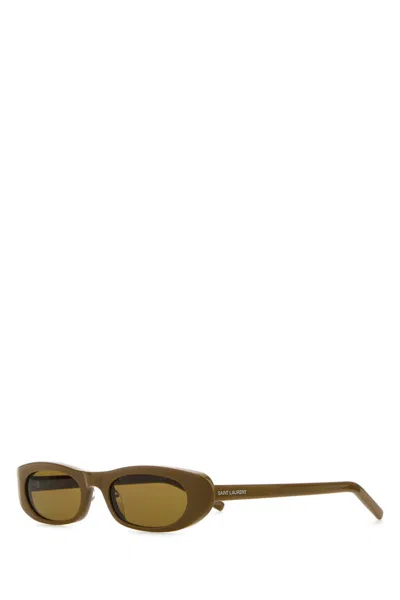 Saint Laurent Olive Green Acetate Sl 557 Sunglasses