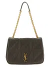 Saint Laurent Medium Shoulder Bag Featuring Chain Strap In Green