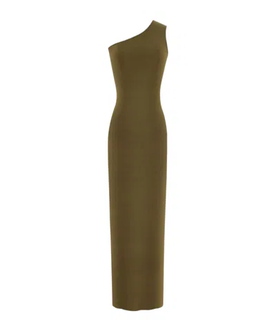 SAINT LAURENT ONE-SHOULDER DRESS