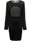 Saint Laurent Women's Open-back Knitted Dress