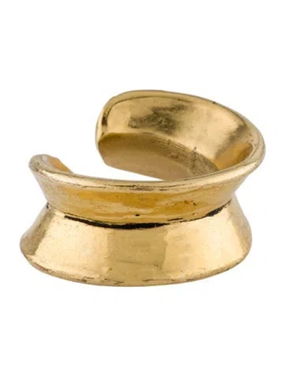 Pre-owned Saint Laurent Open Band Ring In Multi