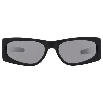 Saint Laurent Open Box -  Silver Mirror Rectangular Ladies Sunglasses Sl M140 002 56