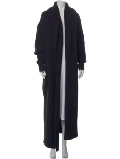Pre-owned Saint Laurent Open Front Sweater In Black