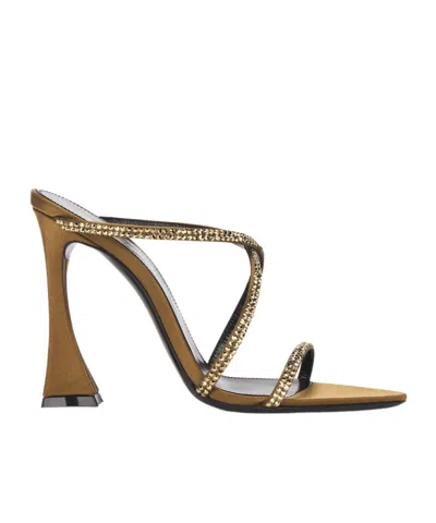 SAINT LAURENT OPEN-TOED HIGH HEELS