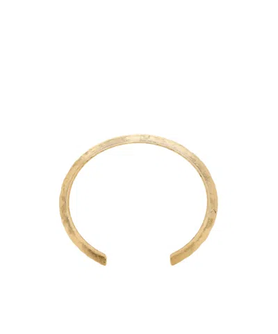 Saint Laurent Open-style Bracelet In Gold