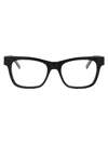 Saint Laurent Optical In 001 Black Black Transparent