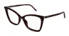 Saint Laurent Sl 386016 Havana Havana Transpa In Black
