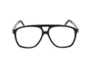 Saint Laurent Sl 596 Dune Linea New Wave Eyeglasses In Black