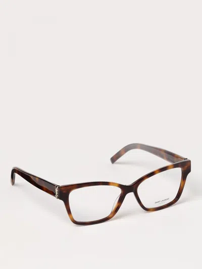 Saint Laurent Optical Frames Woman  In Brown