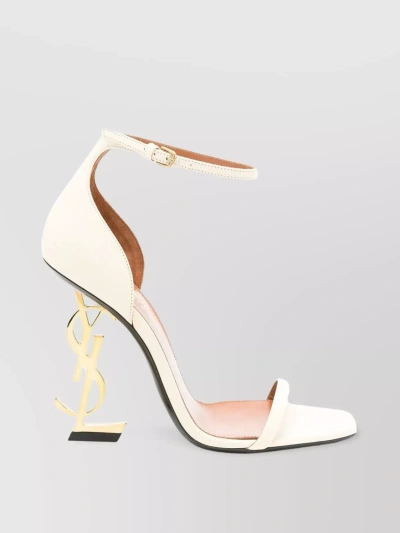 Saint Laurent Sandals In Cream