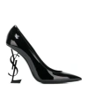 Saint Laurent Ysl Opyum Patent Leather Pumps In Black