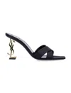 Saint Laurent Opyum 85 Mules In Satin Crepe