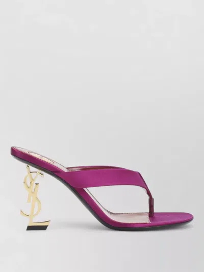 Saint Laurent Opyum 85 Mule Sandal Open Toe In Multi