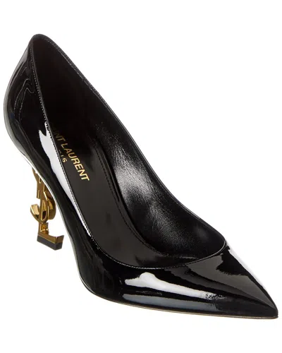 Saint Laurent Opyum 85 Patent Pump In Black
