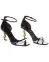 Saint Laurent Structured Heel Sandals