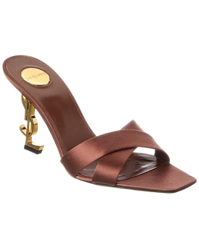 SAINT LAURENT SAINT LAURENT OPYUM 85 SATIN SANDAL