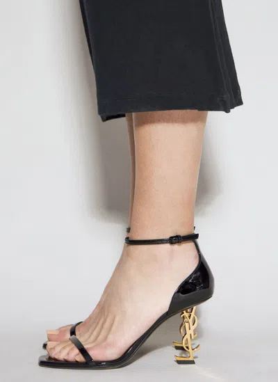 Saint Laurent Opyum Heeled Sandals In Black