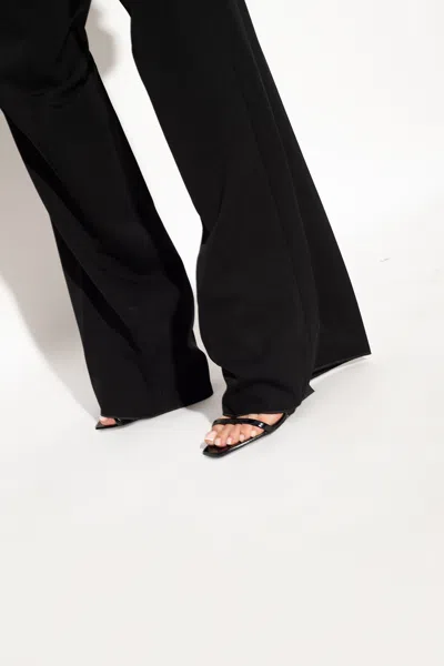 Saint Laurent ‘opyum' Heeled Sandals In Black