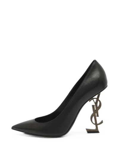 Pre-owned Saint Laurent Opyum Pointed-toe Pumps In Black