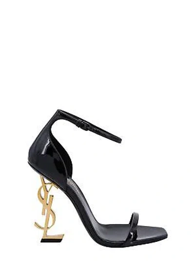 Pre-owned Saint Laurent Opyum Sandals In Black