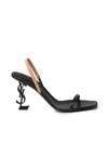 Saint Laurent Opyum Leather Sandals