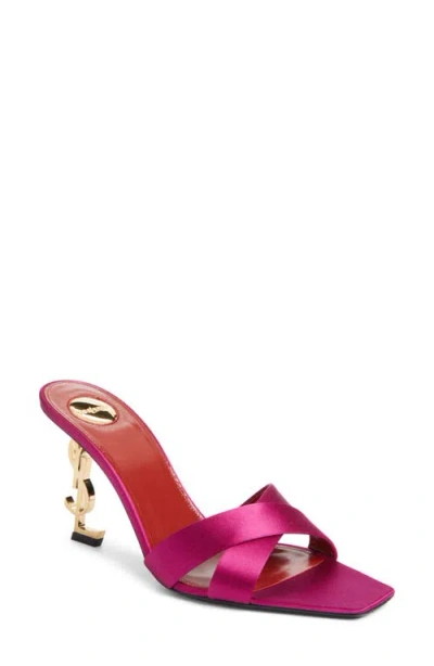 Saint Laurent Opyum Slide Sandal In Multi