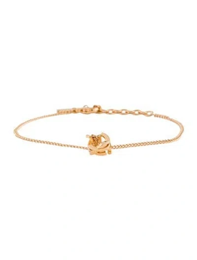 Pre-owned Saint Laurent Opyum Twist Bracelet, 8.5" In Multi