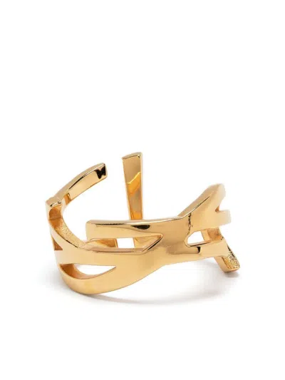 Saint Laurent Opyum Ring Accessories In Metallic