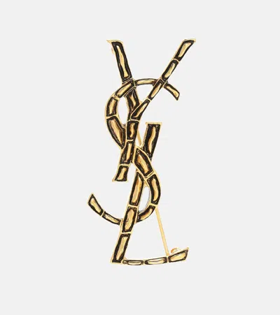 SAINT LAURENT OPYUM YSL BROOCH,P00448256