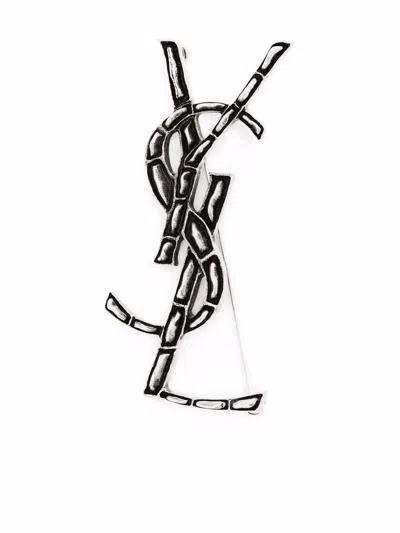Saint Laurent Opyum Ysl Crocodile Brooch
