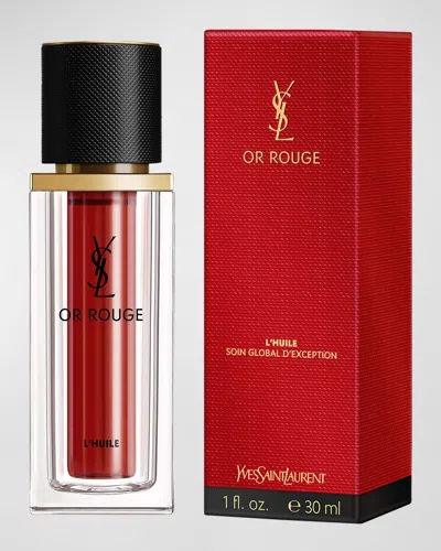 Saint Laurent Or Rouge L'huille Serum, 1 Oz. In Red