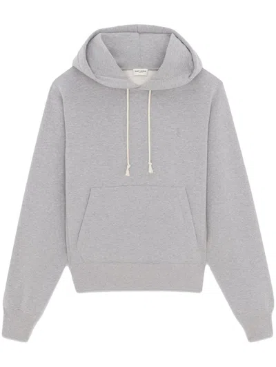 SAINT LAURENT ORGANIC COTTON CASSANDRE HOODIE