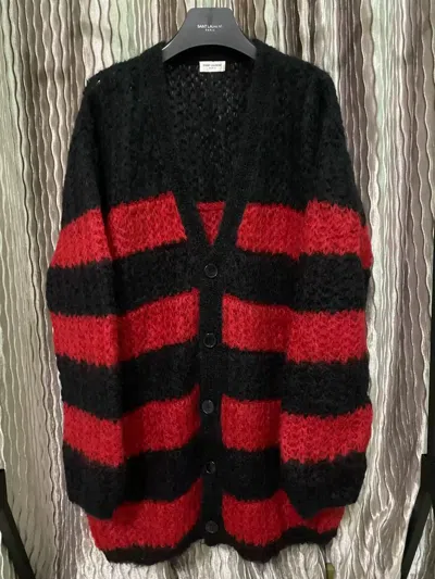 Pre-owned Saint Laurent Original New 13fw Sweater Size L In Black