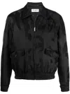 Saint Laurent Men's Teddy Raglan Elastique Teddy C In 1000