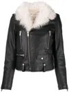 Saint Laurent Luxurious Double-layer Motorcycle Jacket In Black