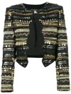 Saint Laurent Exquisite Embroidered Jacket For Women In Fw18 Season In Metallics
