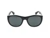 Saint Laurent Oval-frame Sunglasses In Black