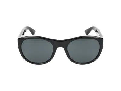 Saint Laurent Oval-frame Sunglasses In Black