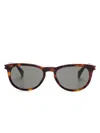 Saint Laurent Oval-frame Sunglasses In Brown