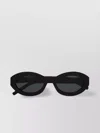 Saint Laurent Oval Frame Sunglasses Metal Hinges
