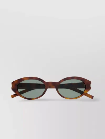 Saint Laurent Oval Lens Full Rim Sunglasses
