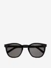 Saint Laurent Round-frame Acetate Sunglasses In Black