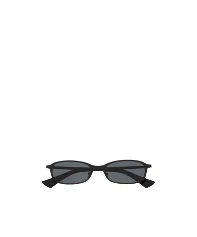 Saint Laurent Oval Sunglasses In Black