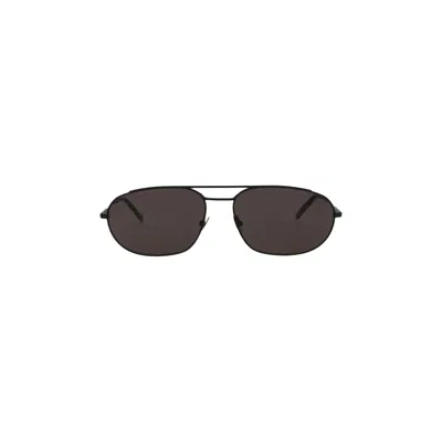 Pre-owned Saint Laurent Oval Sunglasses 'black' | Men's Size Onesize